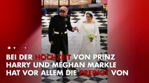 Ein Bischof aus den USA war der heimliche Star auf der Hochzeit von Harry und Meghan – er brachte sogar die Queen aus dem Konzept.