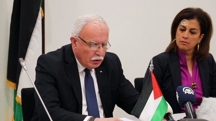 Filistin Dışişleri Bakanı Maliki, İsrail'in katliamları ile ilgili dosyayı UCM'ye teslim etti (1) - LAHEY