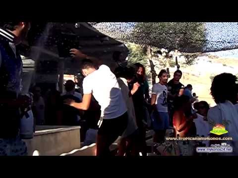Tropicana beach bar Mykonos Party Summer 2013