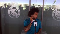 Marcelo en el Media Day del Real Madrid