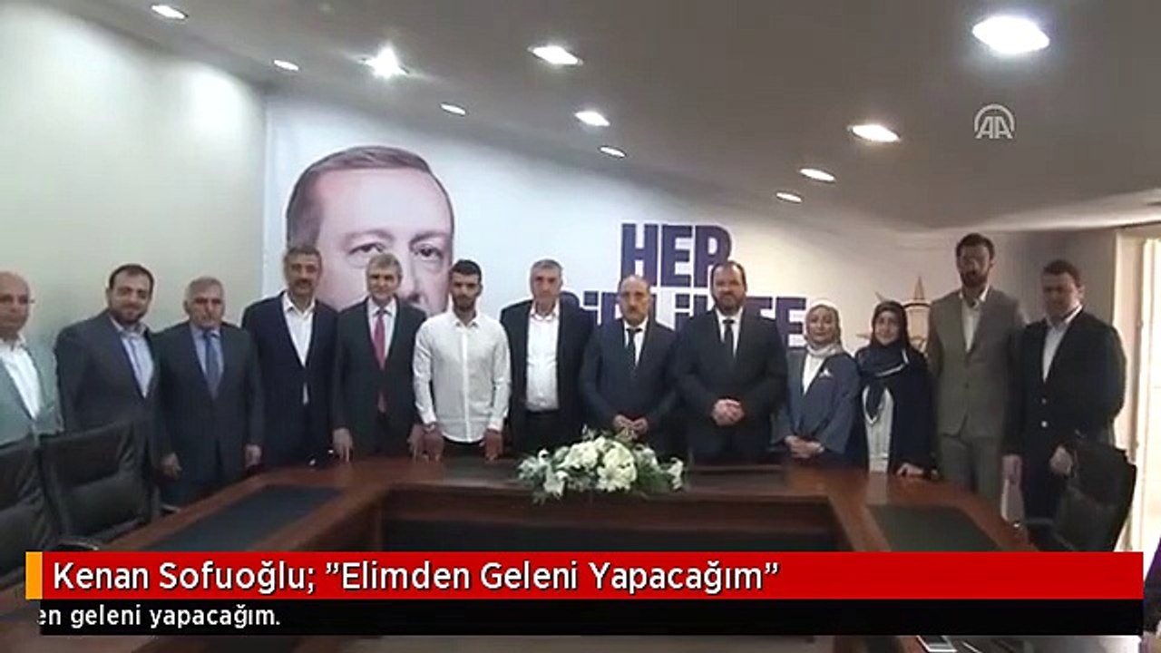 Kenan Sofuoğlu: "Elimden Geleni Yapacağım"