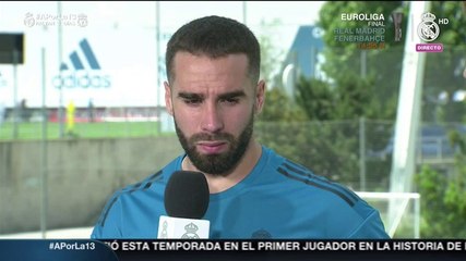 Carvajal: "Cuando salió el sorteo ante el PSG solo veíamos en prensa vídeos de Mbappé y Neymar"