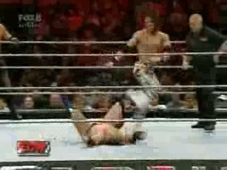 ECW 6 12 07 John Morrison & Miz vs The Major Brothers