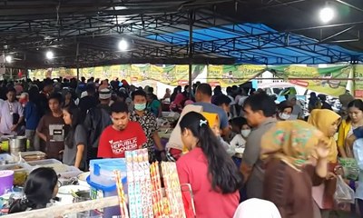 Bulan Ramadan, Wali Kota Palu Kembali Resmikan Pasar Dadakan