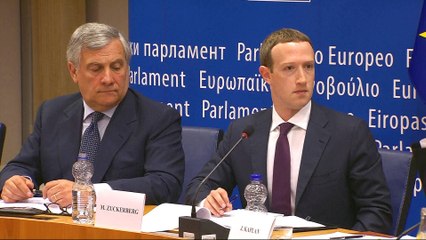 Facebook's Zuckerberg grilled by EU Parliament over data scandal