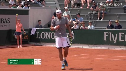 Roland-Garros : Le duel des anciens tourne à l'avantage de Bolelli face à Robredo !
