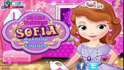 Sofia The First Washing Clothes - Sofia The First Games - Sofia Washing Dirty Clothes
