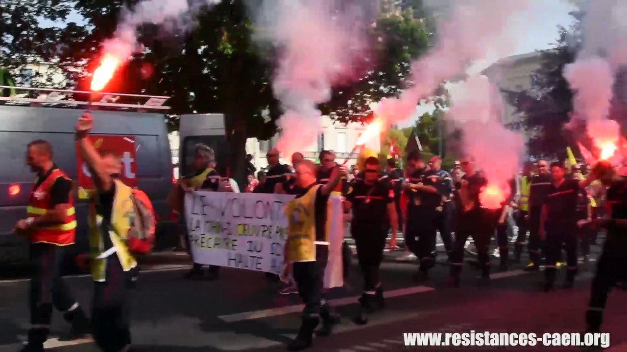 Manifestation de la fonction publique à Caen le 22 mai 2018