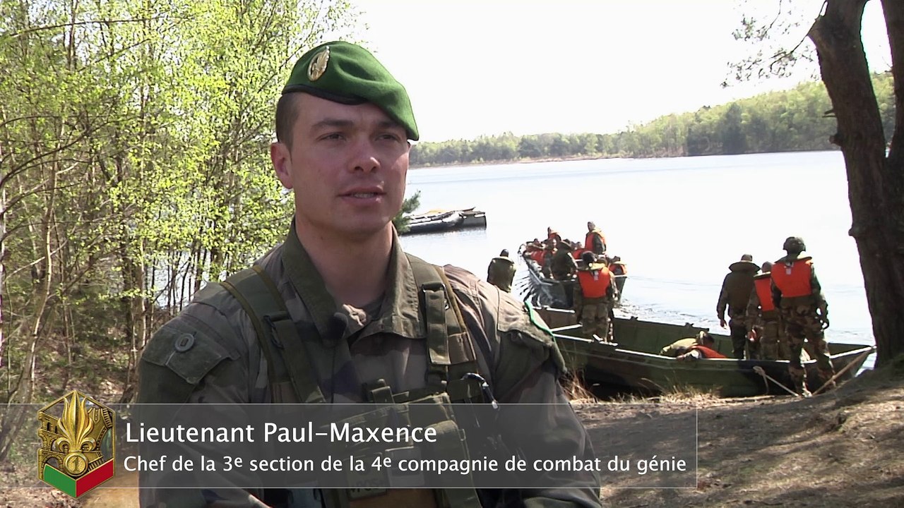 Préparation opérationnelle du 1er Régiment Etranger de Génie.