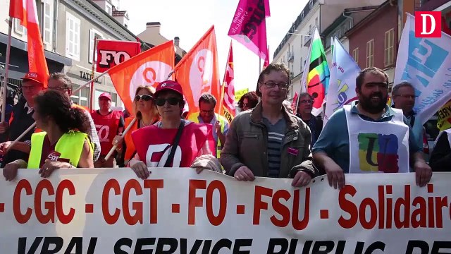 Deux mille personnes à Tarbes pour la mobilisation syndicale