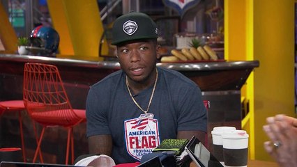 Nate Robinson on AFFL experience: Matt Barnes can really play football