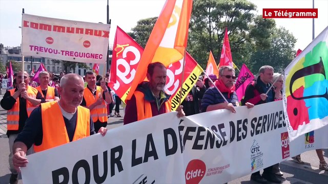 Lannion. Entre 600 et 700 personnes défilent dans les rues