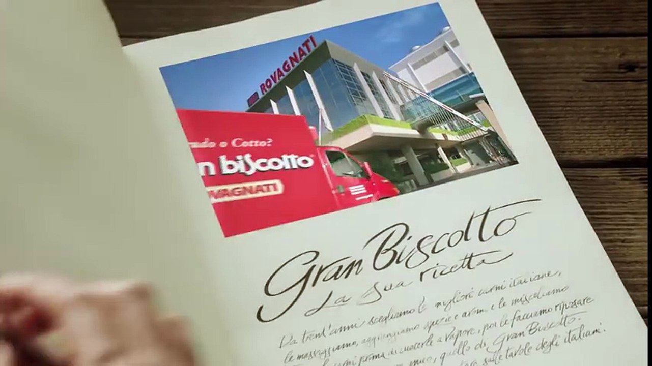 Pubblicità Gran Biscotto Rovagnati 2018 spot