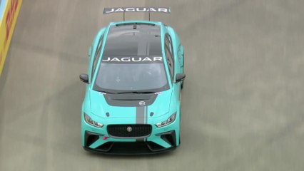 Jaguar I-PACE eTROPHY Debut - Alejandro Agag drives eTROPHY in Berlin