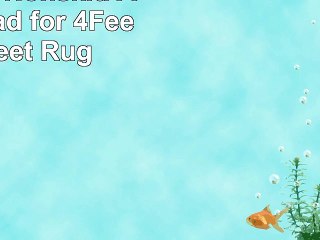 AllSurface Nonskid Area Rug Pad for 4Feet by 6Feet Rug