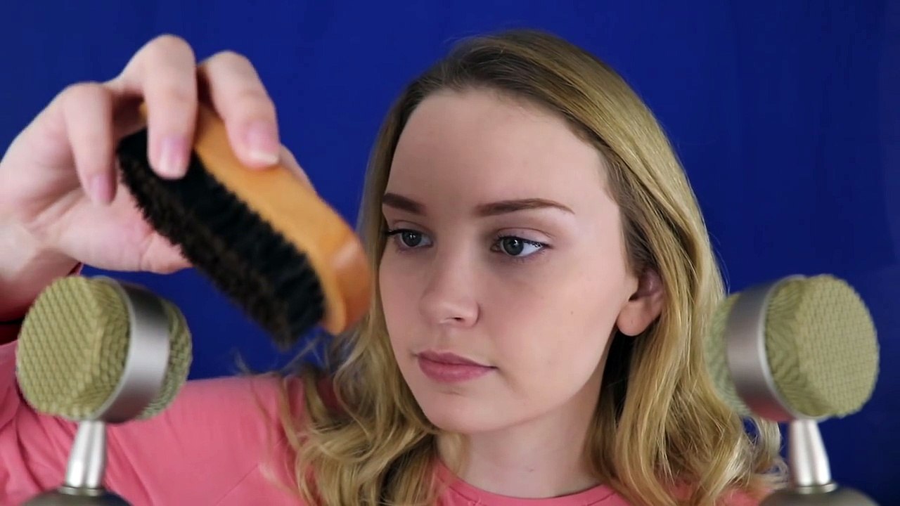 ASMR Microphone Brushing with Different Brushes