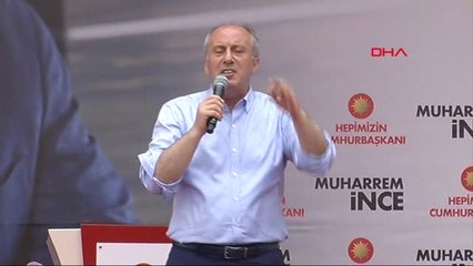 Bolu Cumhurbaşkanı Adayı Muharrem İnce Bolu'da Konuştu 3
