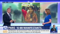Manifestation à Paris: 17 personnes interpellées