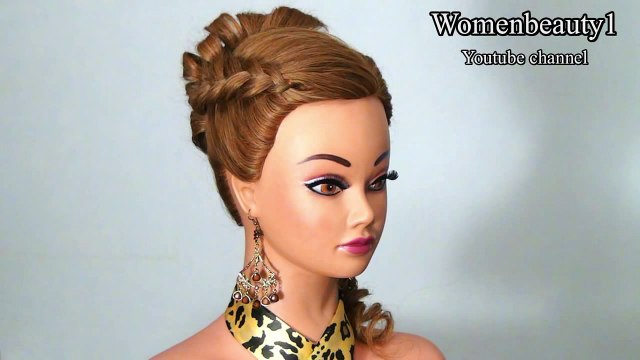 Прическа на длинные волосы. Hairstyle for long hair (3)