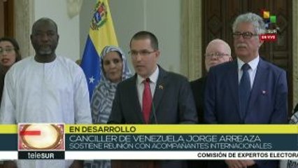 Misión africana felicita a Venezuela por su vocación democrática