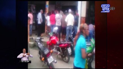 Sujetos en moto dispararon a comerciante en pleno centro de la parroquia Ricaurte