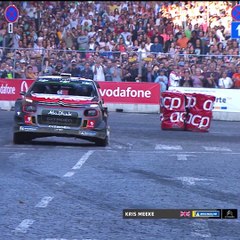 Kris Meeke dá show mesmo sem pneu no Rally Portugal no Porto