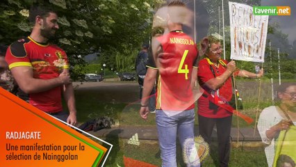 L'Avenir - Manifestation pour réintégrer Radja Nainggolan dans l'équipe nationale pour le Mondial de foot