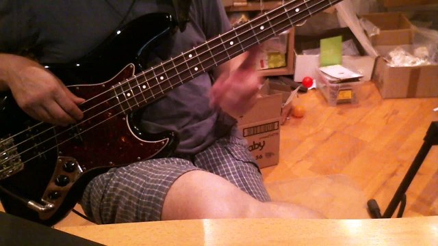 Fender Jazz Bass with Tesla VR-B1 Pickups, SWR Preamp