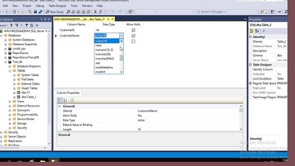 SQL SERVER 2017 TUTORIAL : PART 03 (TABLE)
