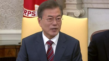 [영상] 문재인 대통령 한미 단독회담 모두 발언 / YTN