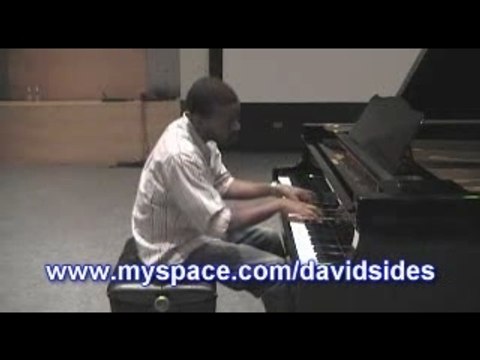 Chris Brown - Say Goodbye on piano By David Sides