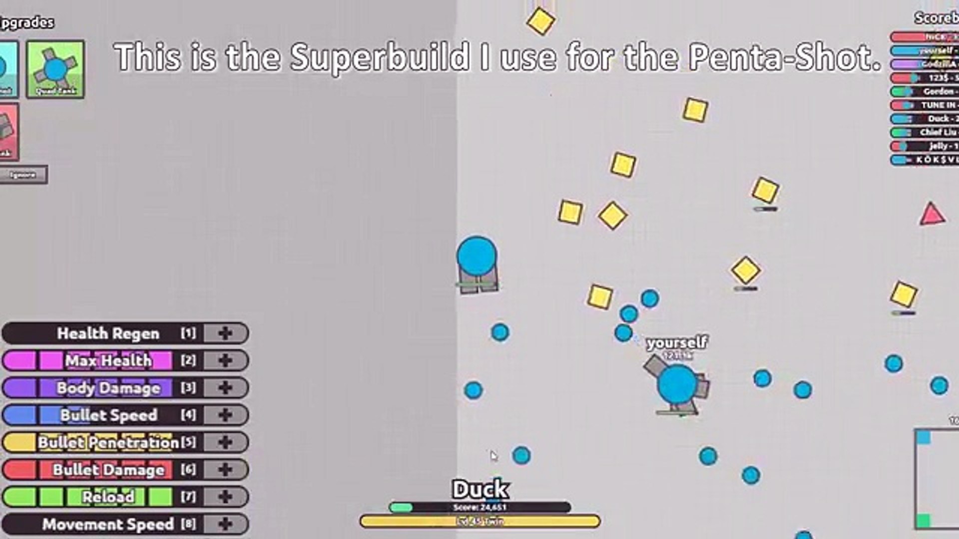 Diep.io - Penta Shot SUPERBUILD Part #3 - video Dailymotion