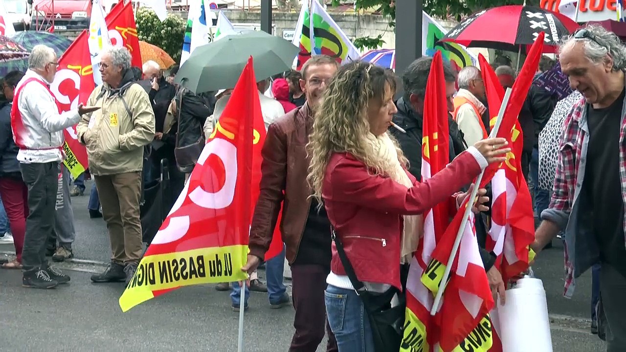 Alpes-de-Haute-Provence : la grogne de la fonction publique dans les rues de Digne-les-Bains