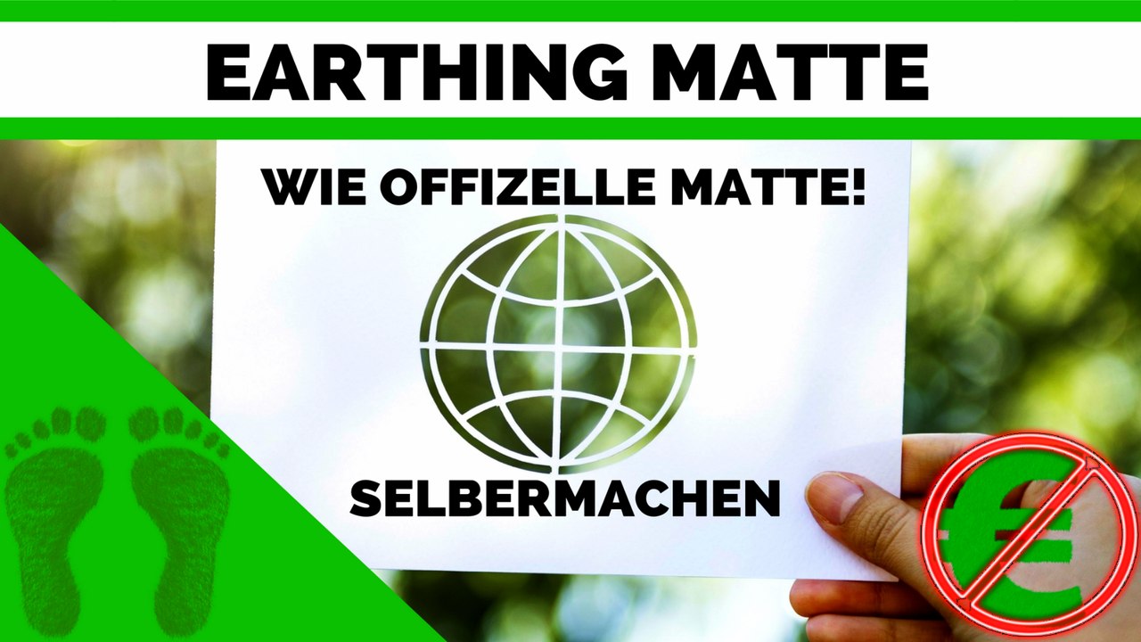 Earthing Matte selber machen(kostenlos mit Multimeter Test) - Earthing deutsch