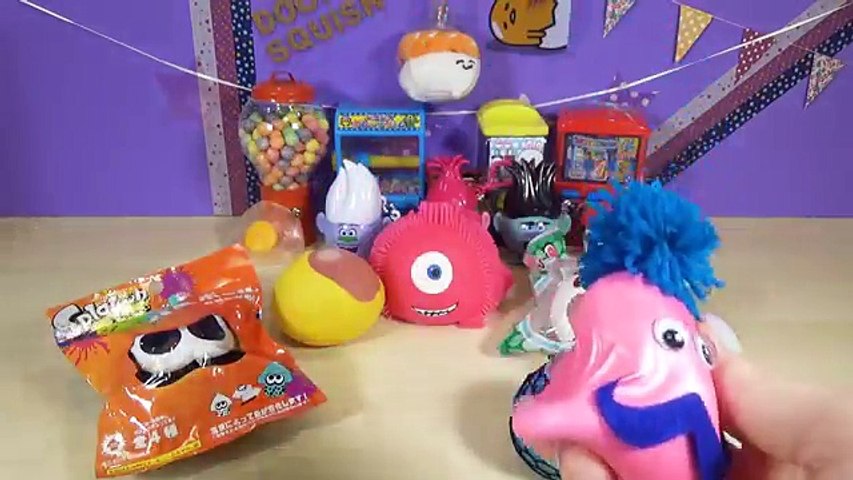 Cutting Open Squishy Stress Ball! Neon Mesh Ball And Splatoon Toy! Doctor Squish