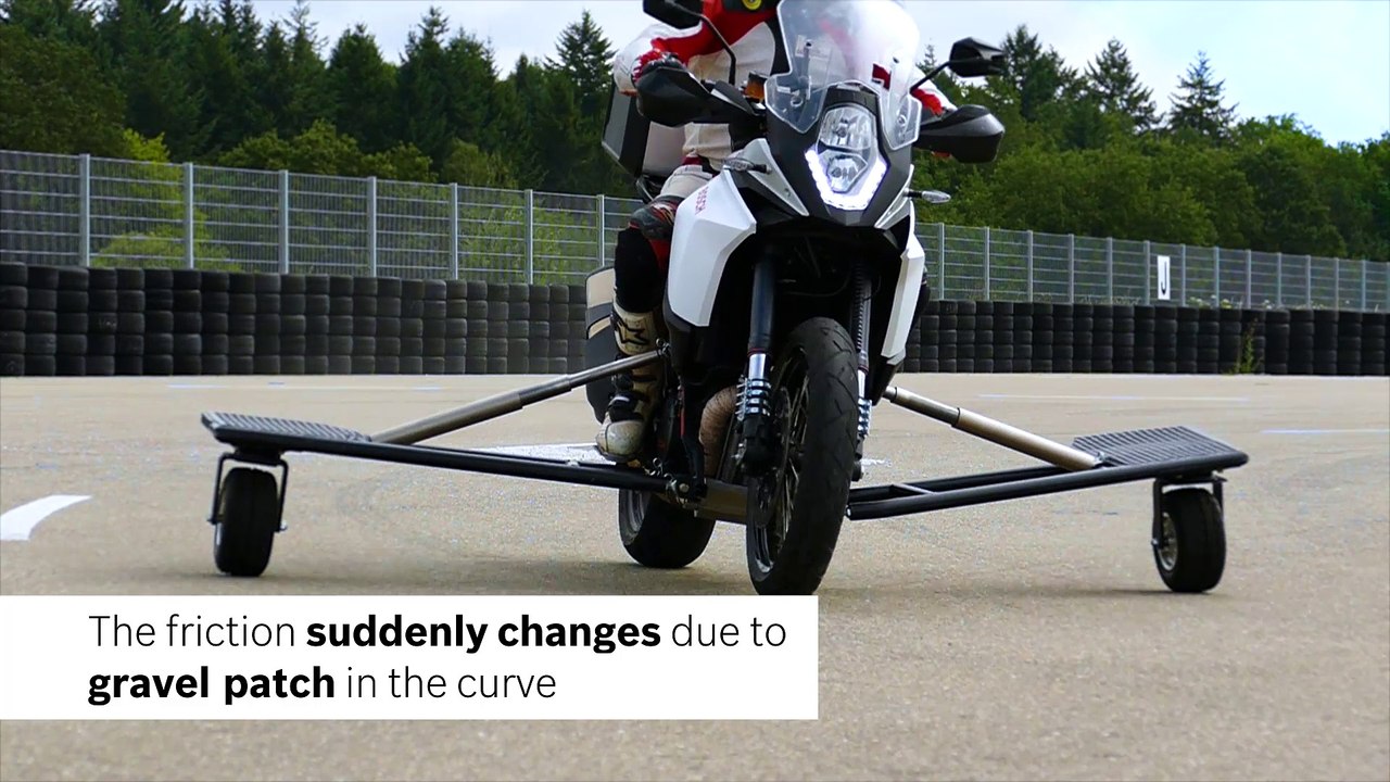 Bosch's Rocket-powered Slide Mitigation System in Action