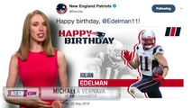 Julian Edelman spends his 32nd birthday at Patriots OTAs