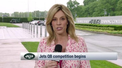 Kim Jones: Teddy B 'probably had the best day' of Jets QBs at OTAs