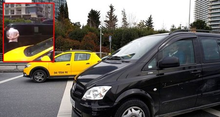 Yine Taksici Terörü! Uber Sürücüsü Canını Zor Kurtardı, O Anlar Kamerada