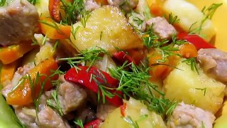 Вкусно - #ЖАРКОЕ с Мясом и Овощами в Горшочках ЖАРКОЕ в Духовке #РЕЦЕПТ