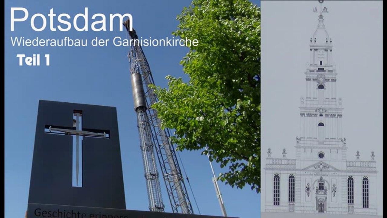 Wiederaufbau der Garnisionkirche in Potsdam (Teil 1) 'Gründung der Fundamente des Glockenturms'
