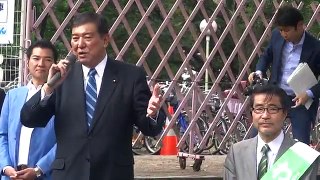 20161016 石破茂議員　若狭勝候補を応援　面白い