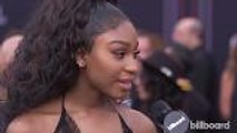 Normani Says She Listens to Beyonce When She Needs a Confidence Boost | BBMAs 2018