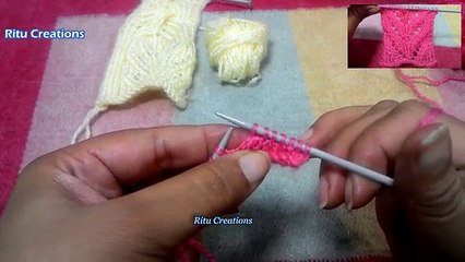 Hindi Easy Knitting Ladies Cardigan Design No # 35