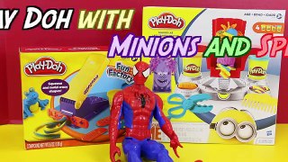 Play Doh Despicable Me Disguise Lab Play Set with Spiderman Doll and Fun Fory Play Doh Play Set