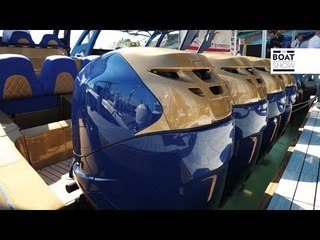 MIDNIGHT EXPRESS 43 OPEN - 4K Review in Miami - The Boat Show