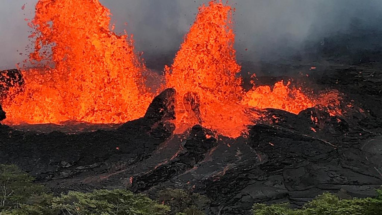 Kilauea-vulkan bedroht stromversorgung