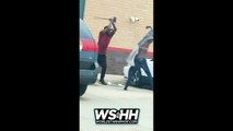 Yikes: Popeyes Employee Beats Crackhead With A Broom!