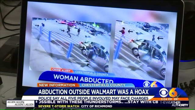 Abduction in Virginia Walmart Parking Lot Was Planned Hoax for Social Media