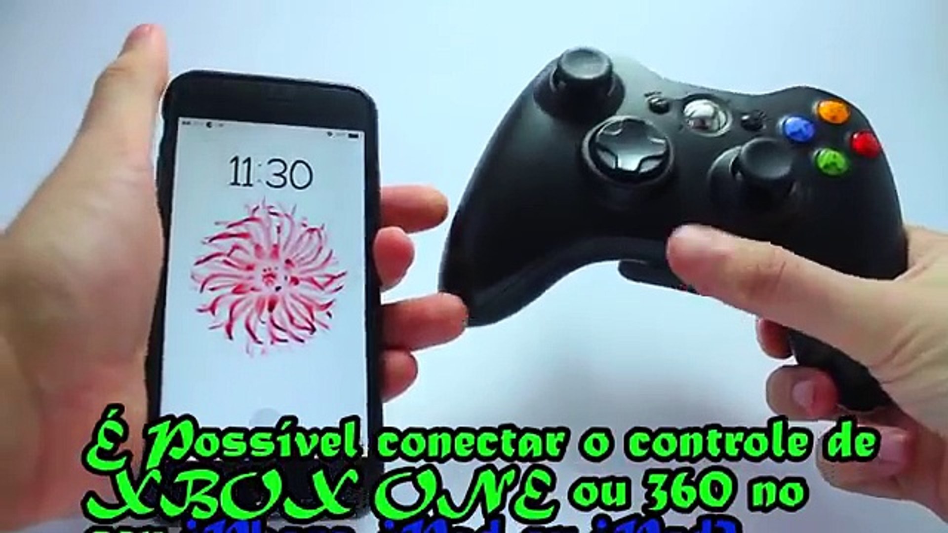Conectar controle do Xbox one e 360 no iPhone, iPad e iPod é Possível ? -  video Dailymotion